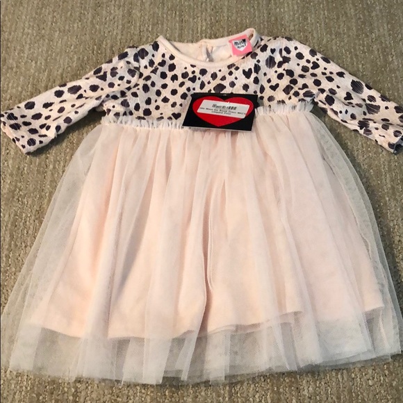 Mini Mini Leopard Printed Tulle Dress & headband! - Picture 4 of 5